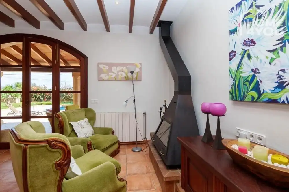 Sala de estar de Casa o chalet en venta en Lloseta con Aire acondicionado, Calefacción y Terraza