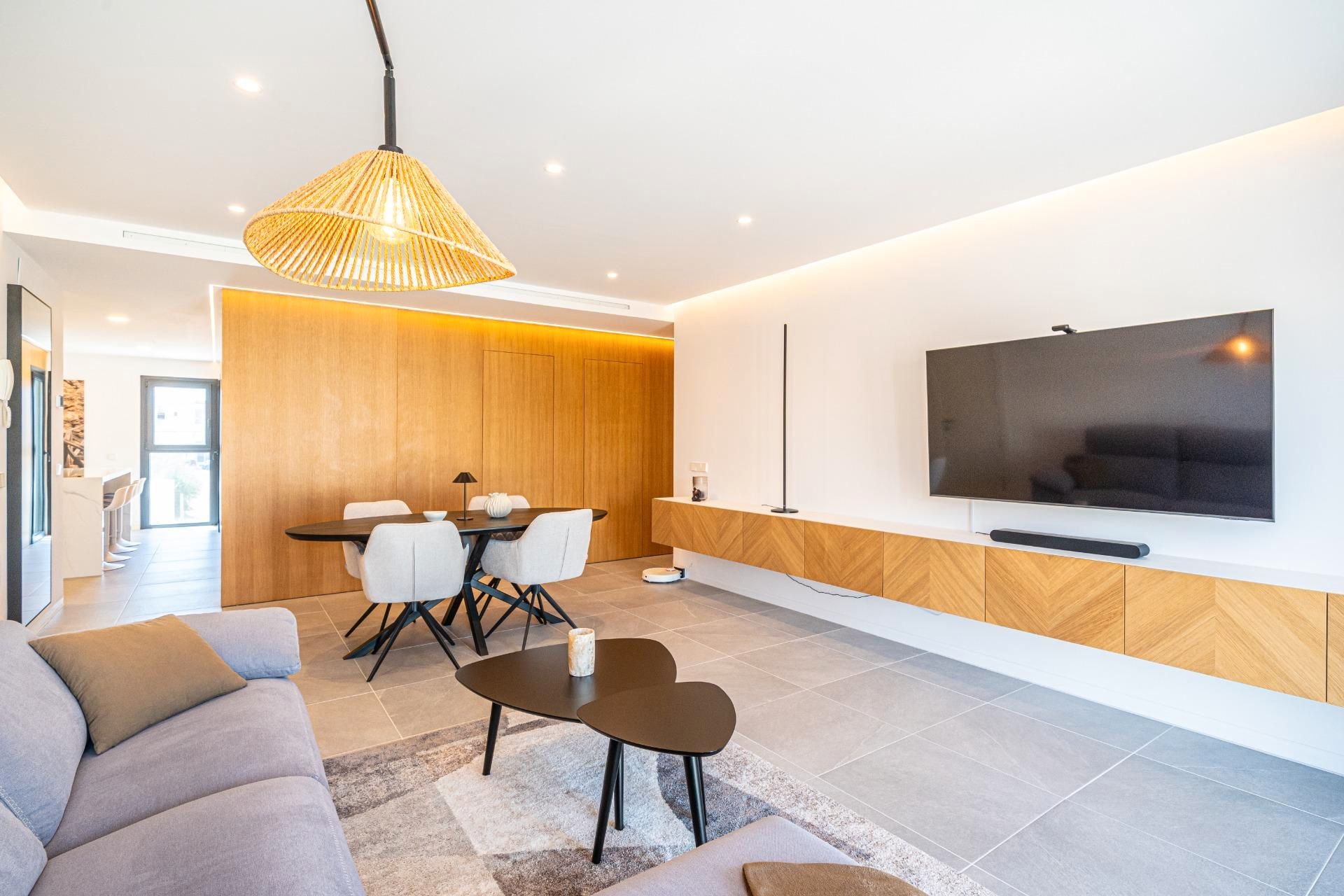 Wohnzimmer von Wohnung zum verkauf in Felanitx mit Klimaanlage und Heizung