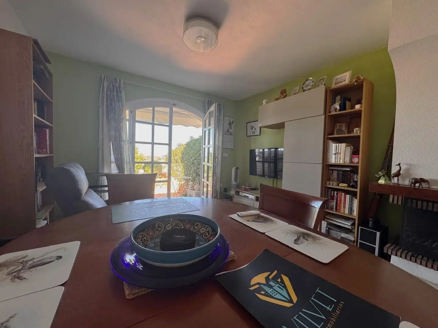 Comedor de Casa adosada en venta en Finestrat con Jardín privado, Terraza y Amueblado
