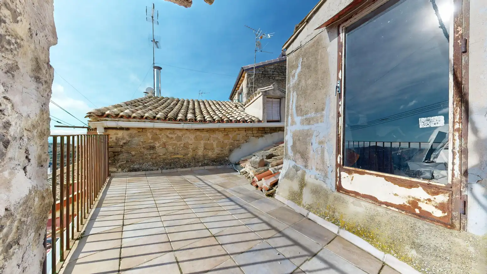 Terraza de Casa o chalet en venta en Ujué / Uxue con Calefacción, Parquet y Terraza