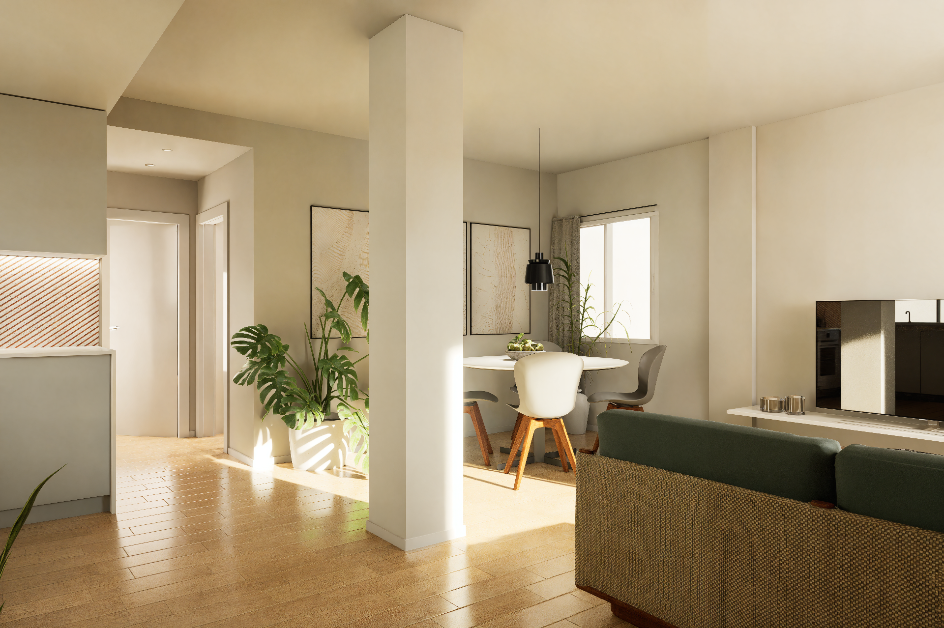 Sala de estar de Piso en venta en Málaga Capital