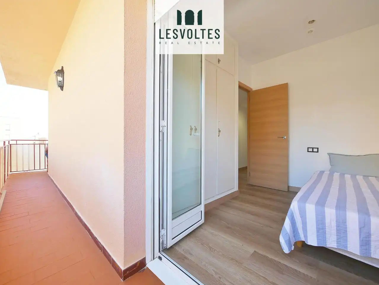 Schlafzimmer von Wohnung zum Verkauf in Palafrugell mit Heizung, Parkett und Balkon