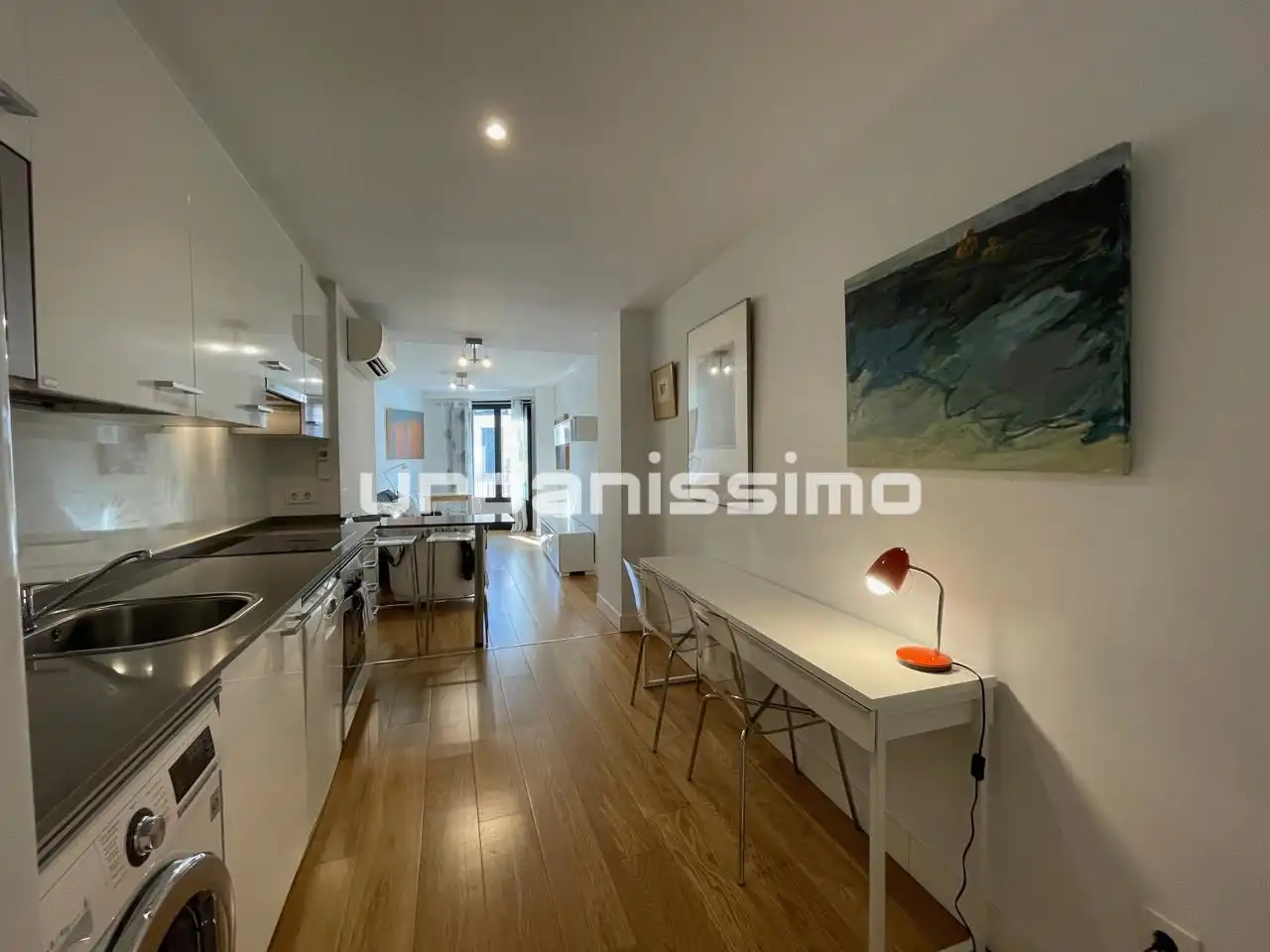 Vista exterior de Apartamento de alquiler en Madrid con Aire acondicionado, Calefacción y Amueblado
