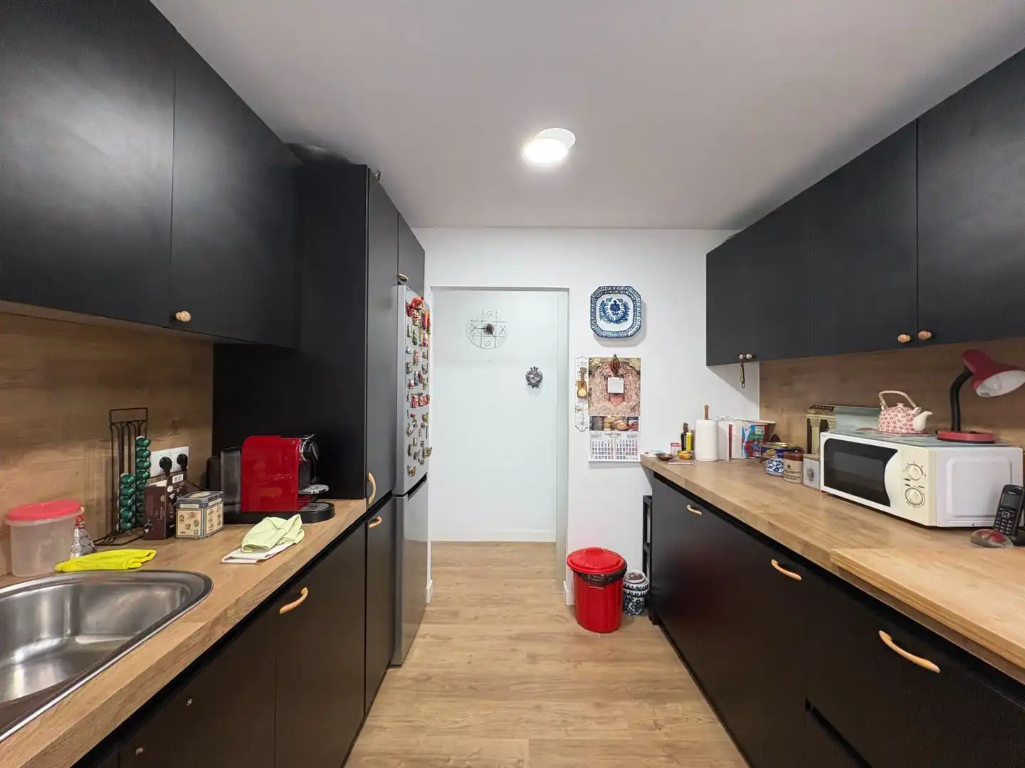 Kitchen of Flat for sale in Málaga  with Air Conditioner, Terrace and Furnished