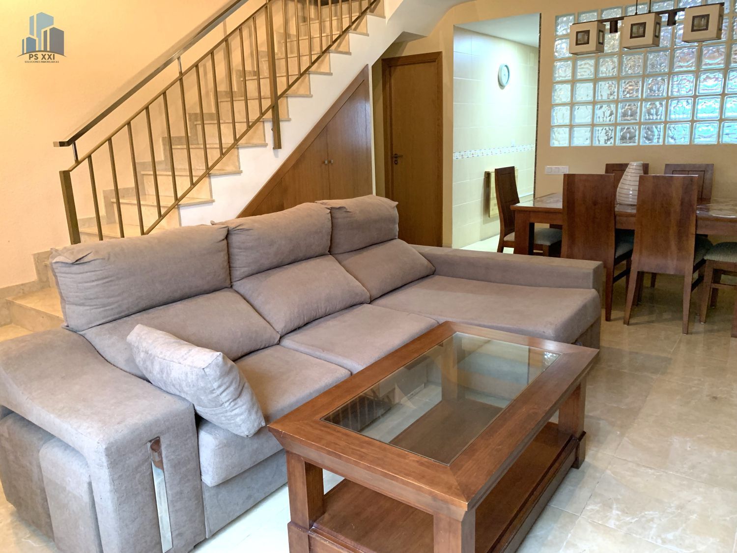 Living room of House or chalet to rent in Almazora / Almassora  with Air Conditioner, Terrace and Furnished
