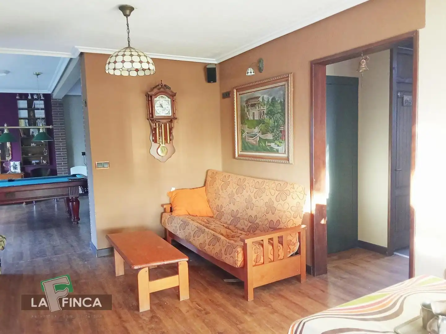 Living room of Houses for sale in Muros de Nalón  with Heating, Parquet flooring and Terrace