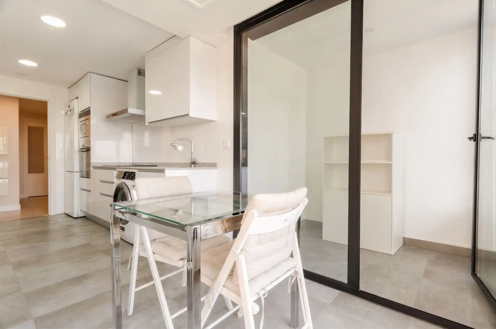 Kitchen of Flat for sale in Madrid  with Air Conditioner, Heating and Terrace
