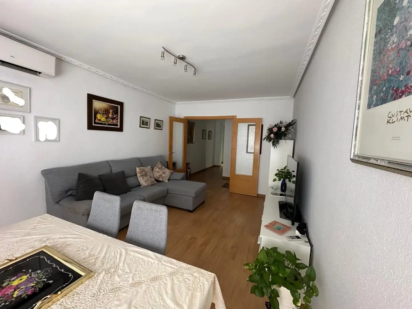 Sala de estar de Piso en venta en Llíria con Aire acondicionado, Parquet y Terraza