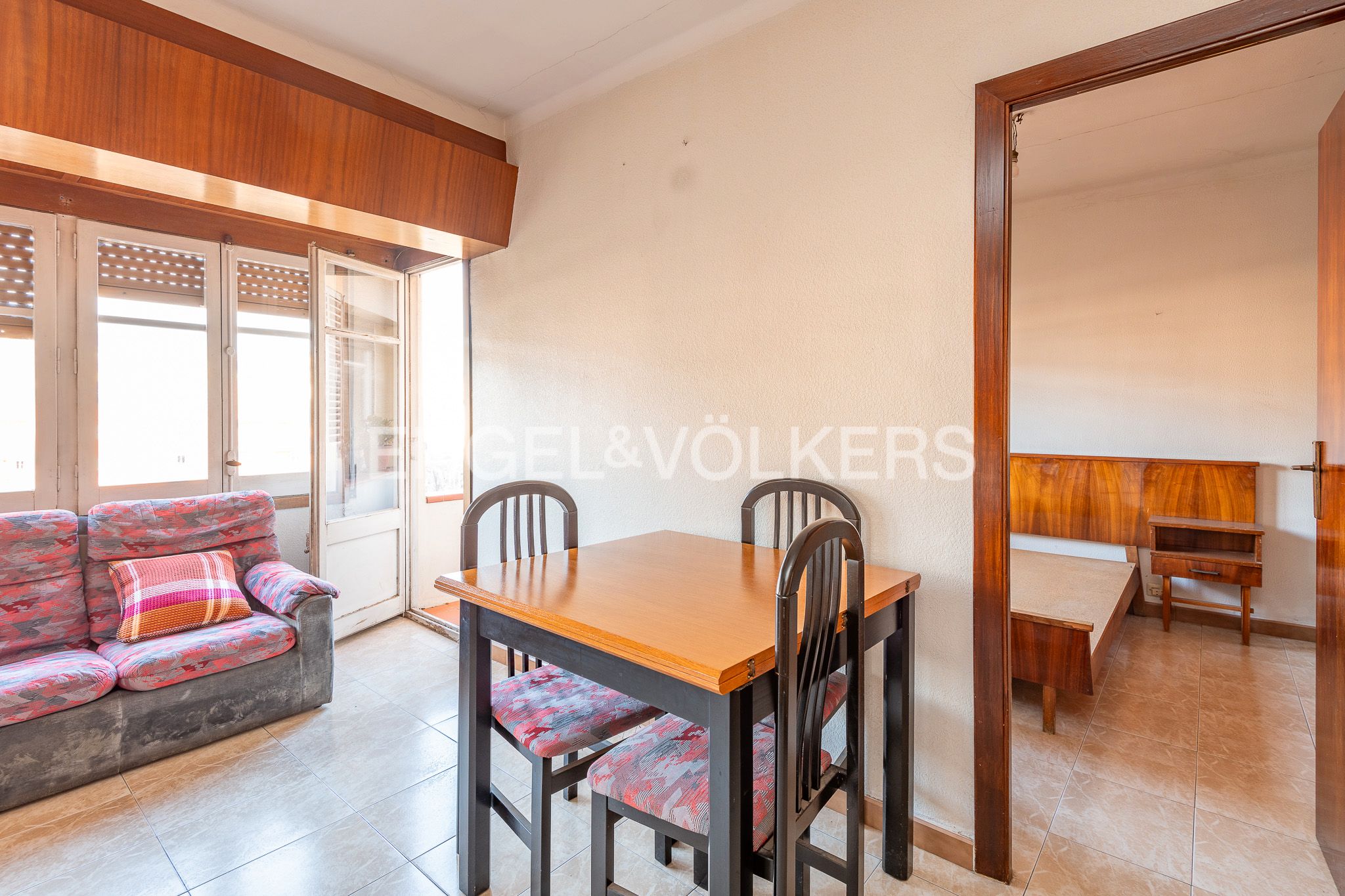 Dining room of Apartment for sale in  Barcelona Capital  with Air Conditioner, Heating and Balcony