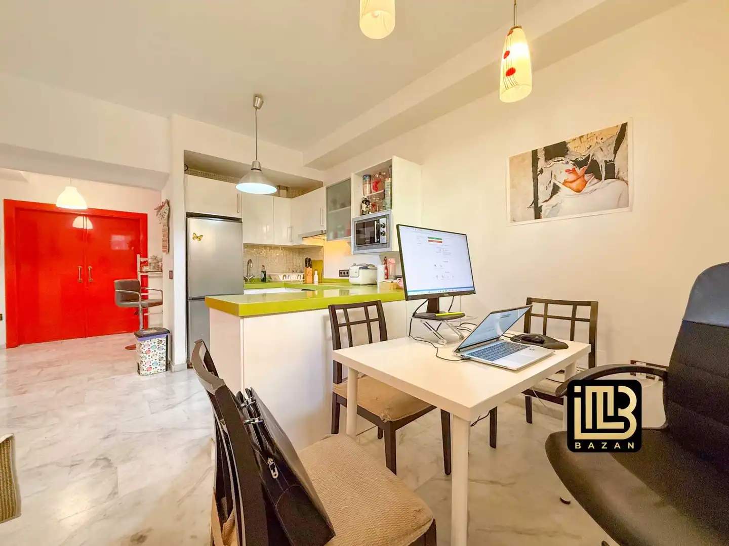 Kitchen of Flat for rent in Málaga  with Air Conditioner, Furnished and Washing machine