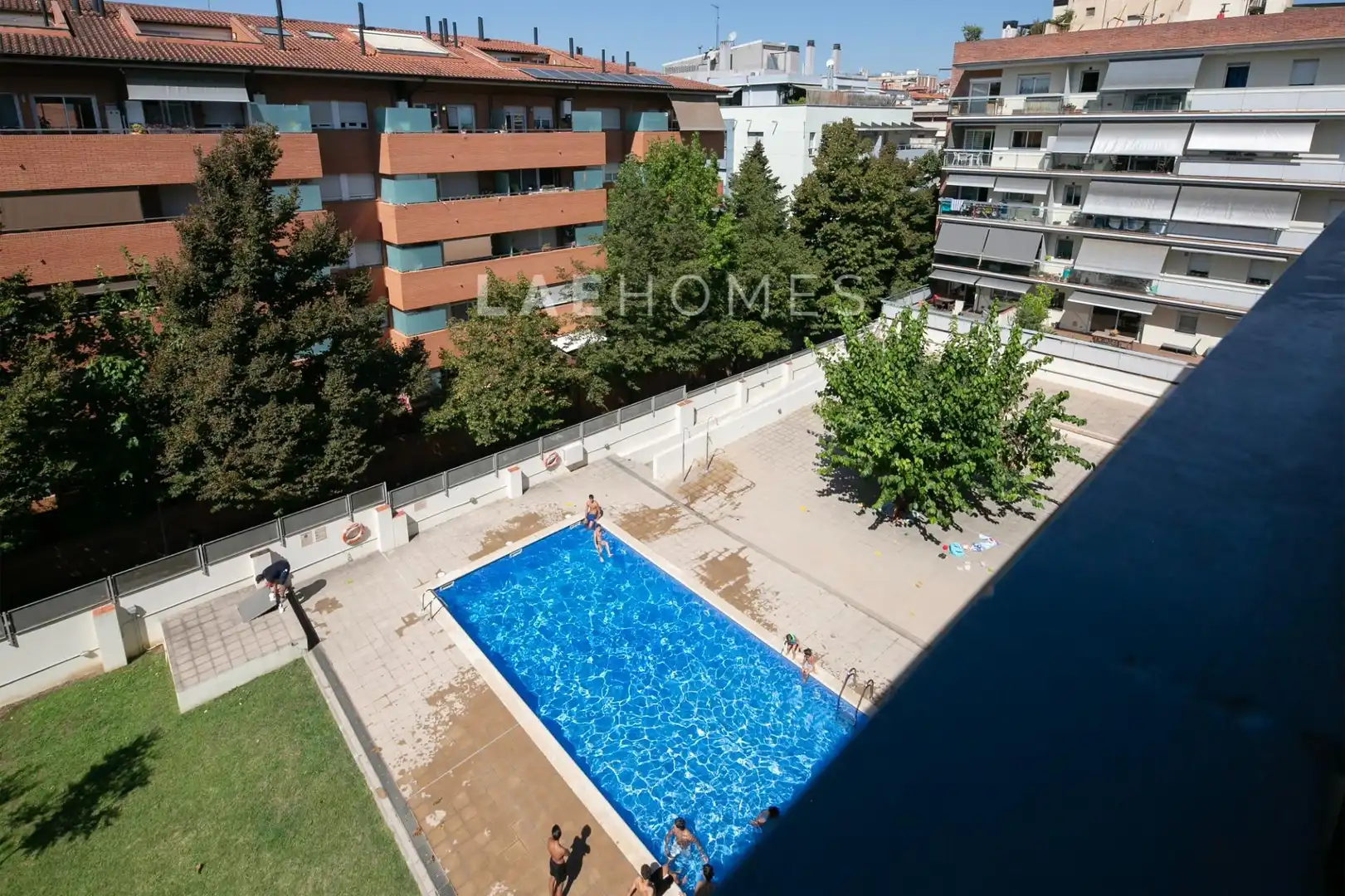 Schwimmbecken von Dachboden zum Verkauf in Sant Cugat del Vallès mit Klimaanlage, Heizung und Privatgarten