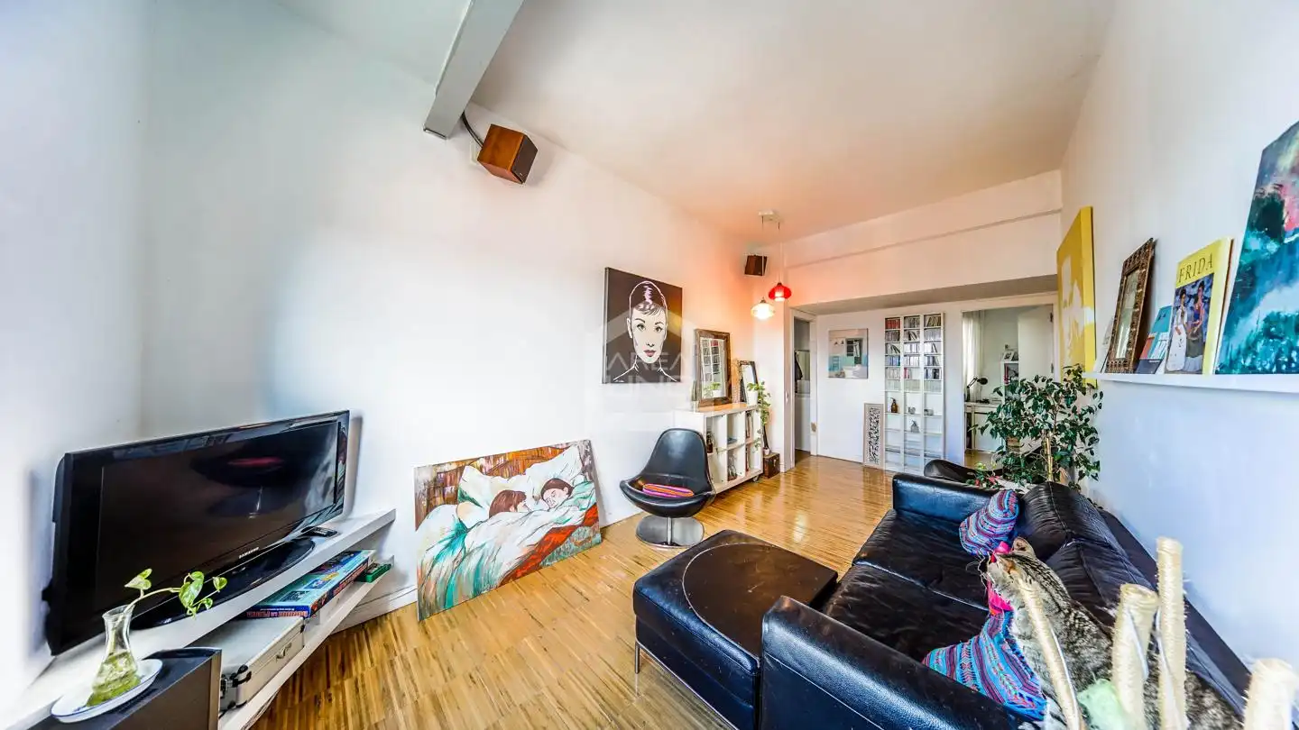 Sala de estar de Piso en venta en Madrid con Calefacción y Parquet