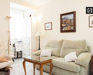 Living room of Flat to rent in  Madrid Capital  with Air Conditioner, Heating and Balcony