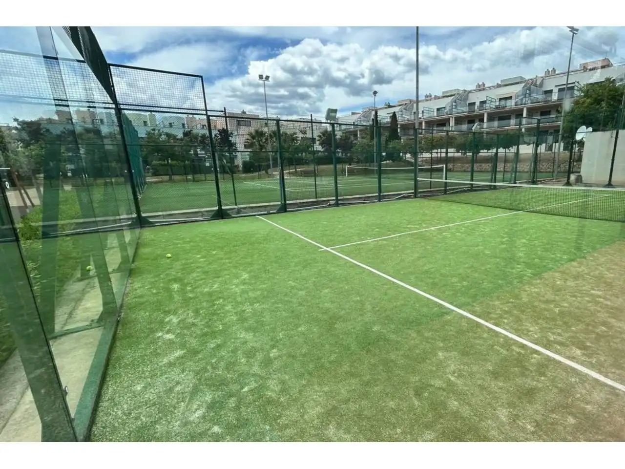 Terrasse von Wohnung zum Verkauf in San Jorge / Sant Jordi mit Klimaanlage, Heizung und Terrasse