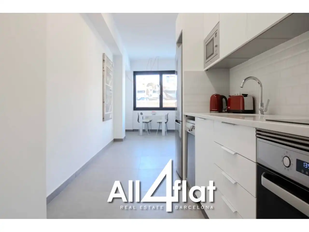 Kitchen of Study for rent in Barcelona  with Air Conditioner, Heating and Furnished