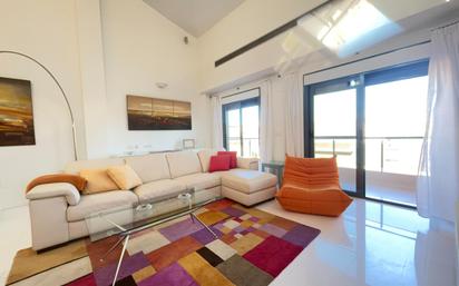 Living room of Attic to rent in  Murcia Capital  with Air Conditioner, Terrace and Balcony