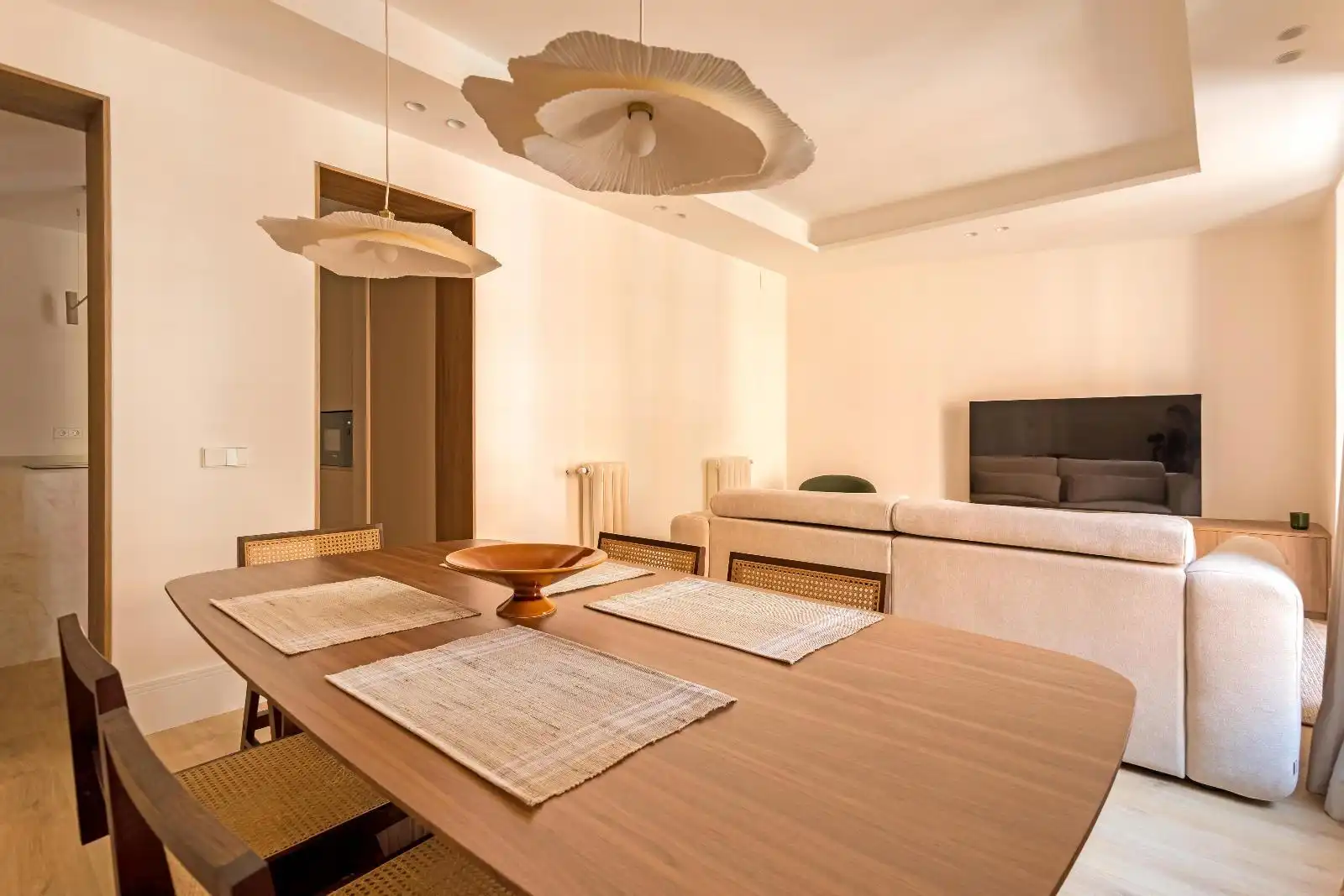 Wohnzimmer von Wohnungen zur Miete in Barrio de Salamanca