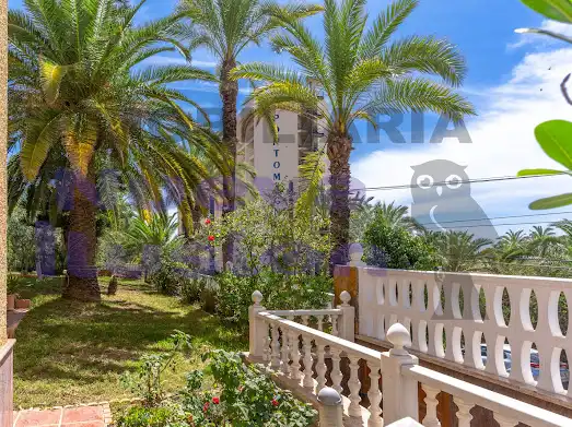 Garden of Houses for sale in Roquetas de Mar  with Air Conditioner, Heating and Private garden