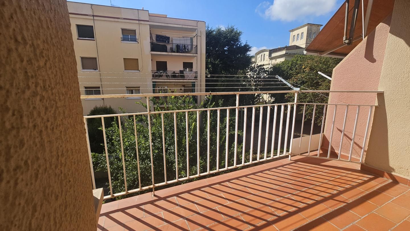 Balcony of Flat for sale in Teià  with Air Conditioner, Parquet flooring and Terrace