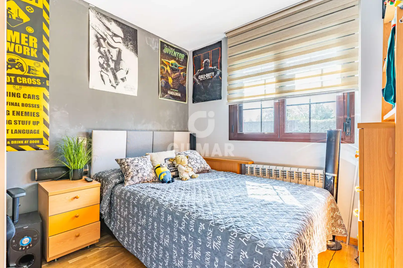 Schlafzimmer von Einfamilien-Reihenhaus zum Verkauf in Arroyomolinos (Madrid) mit Heizung, Privatgarten und Schwimmbad