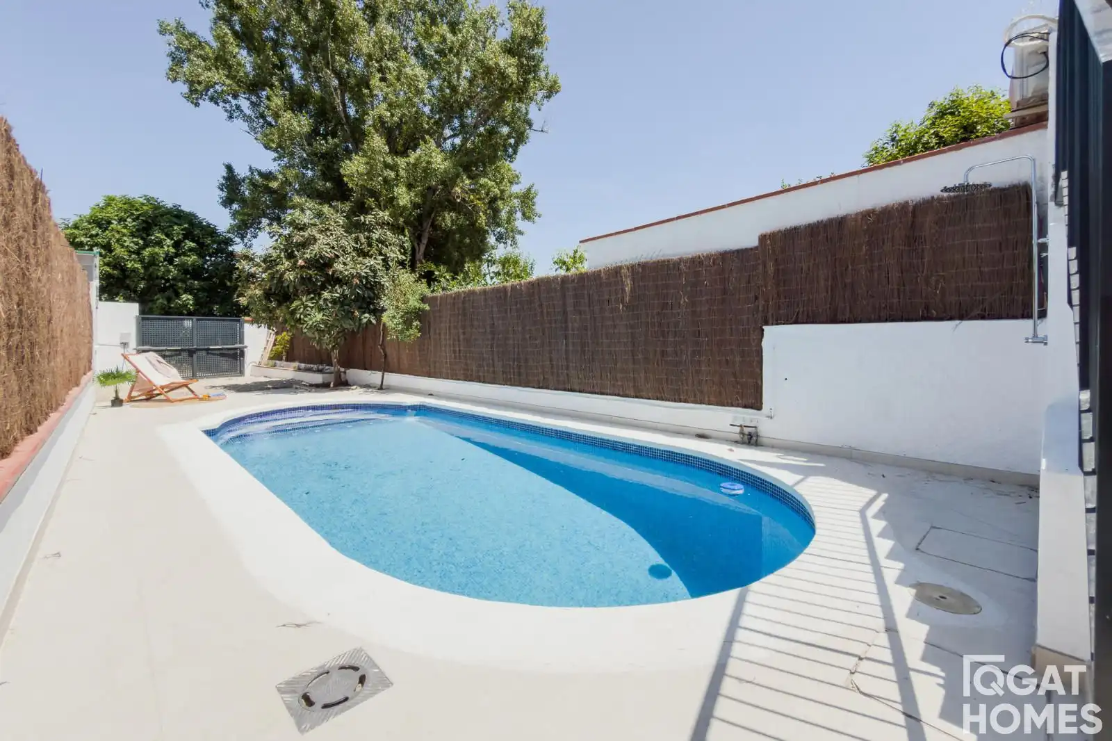 Piscina de Casa adosada en venda en Sant Cugat del Vallès amb Aire condicionat, Calefacció i Terrassa