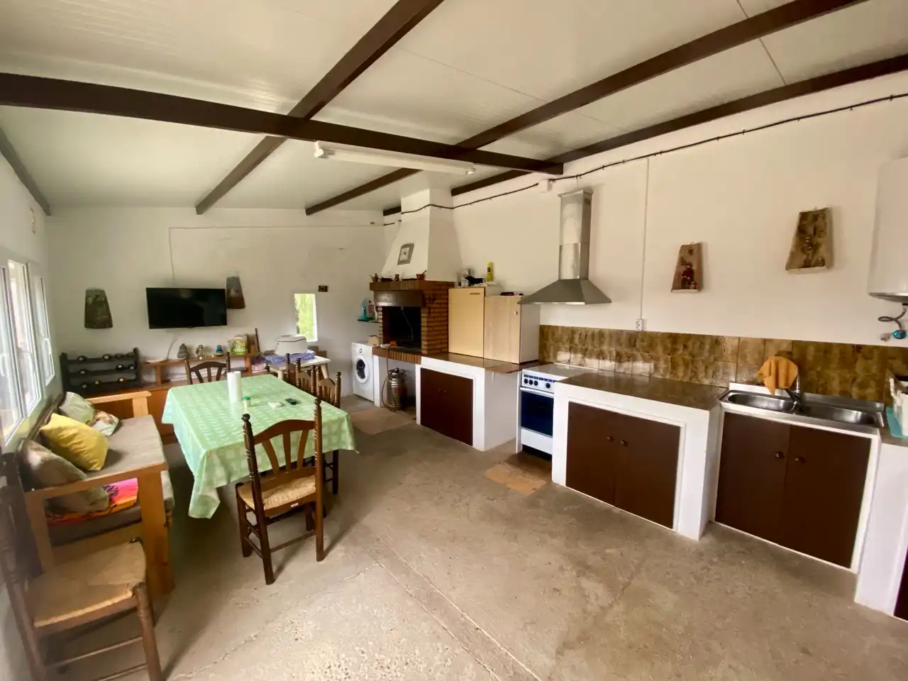 Cocina de Casa o chalet en venta en Villarrubia de los Ojos con Aire acondicionado, Calefacción y Jardín privado