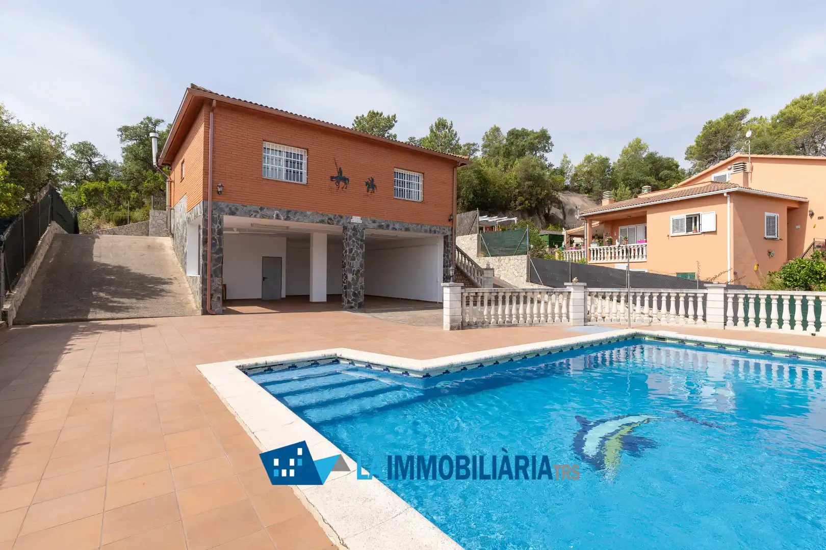 Swimming pool of Houses for sale in Lloret de Mar  with Heating, Terrace and Storage room