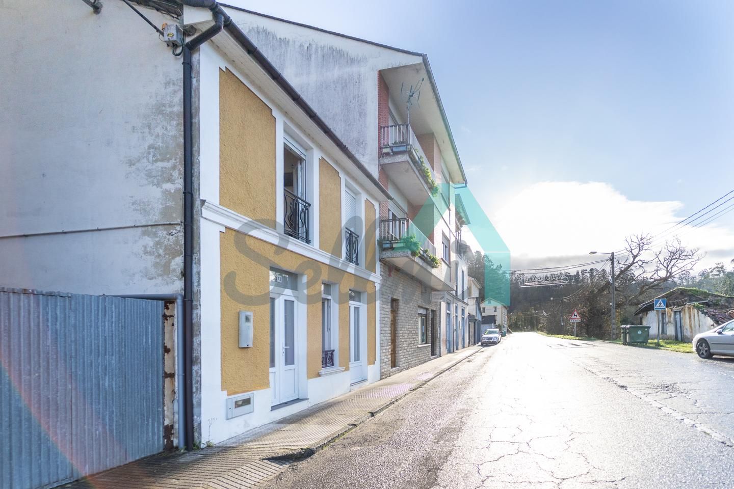 Exterior view of Single-family semi-detached for sale in Valdés - Luarca  with Parquet flooring, Terrace and Balcony