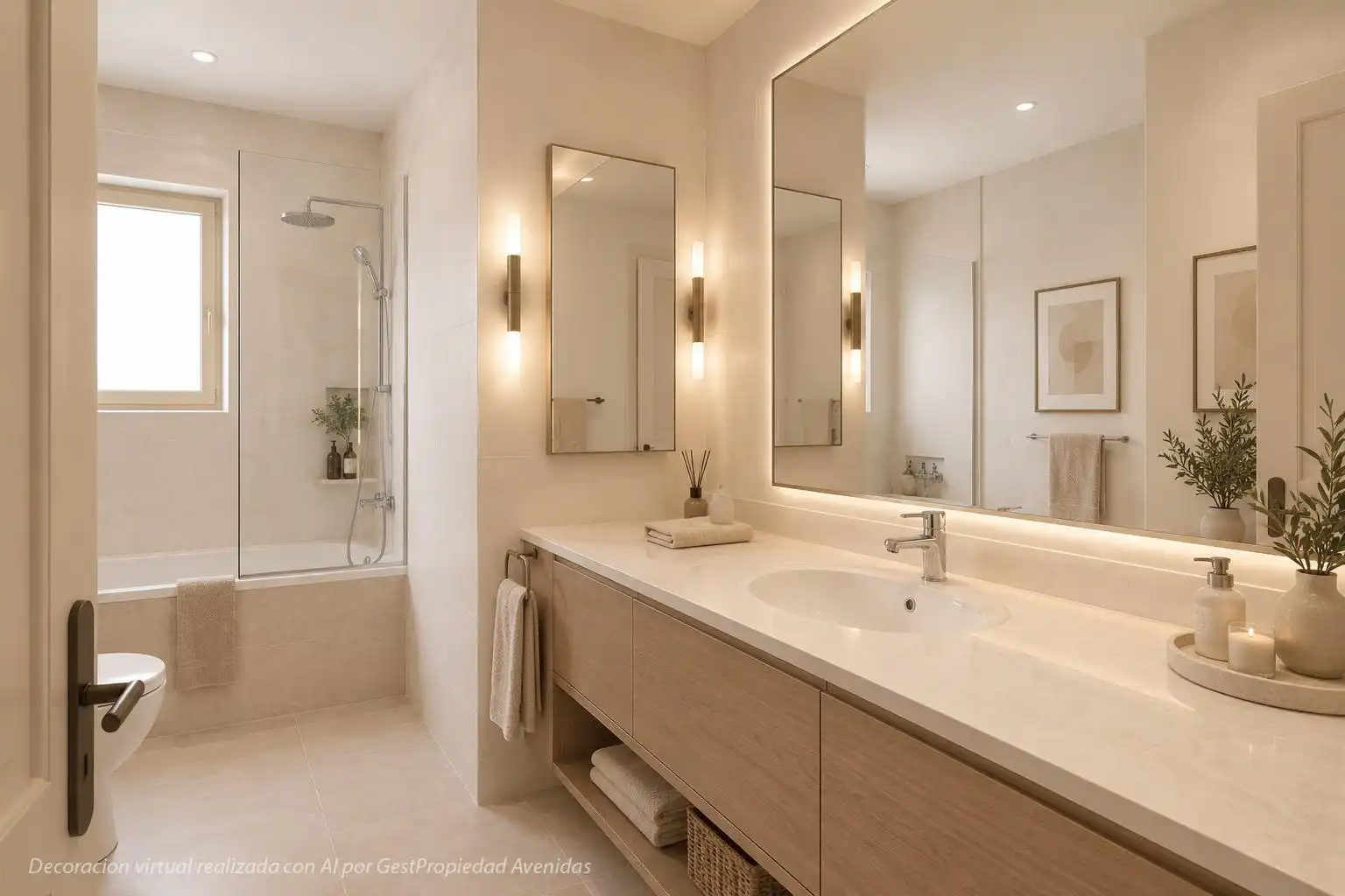 Bathroom of Flat for sale in  Palma de Mallorca  with Air Conditioner, Private garden and Terrace