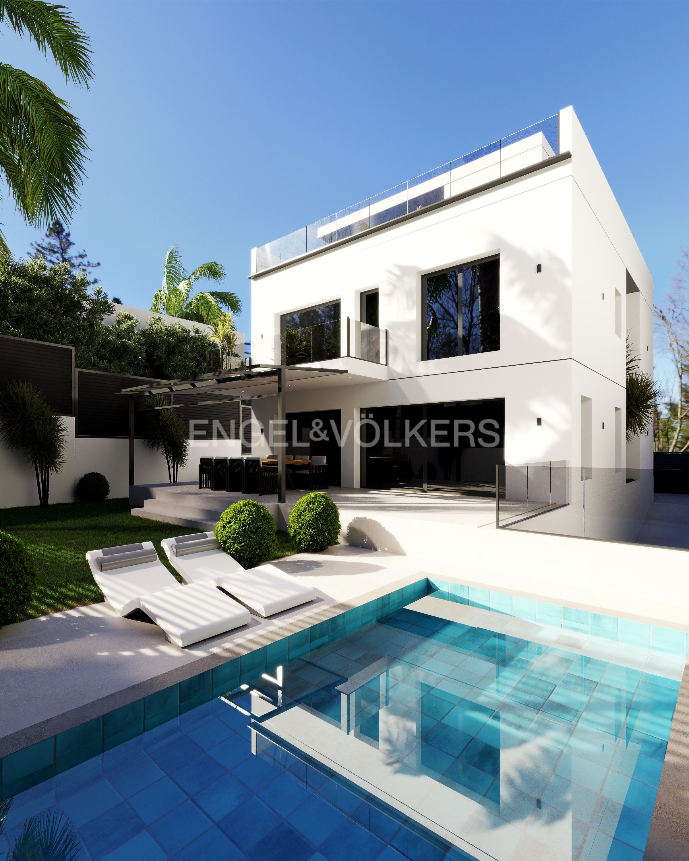 Exterior view of House or chalet for sale in Montgat  with Air Conditioner, Heating and Private garden