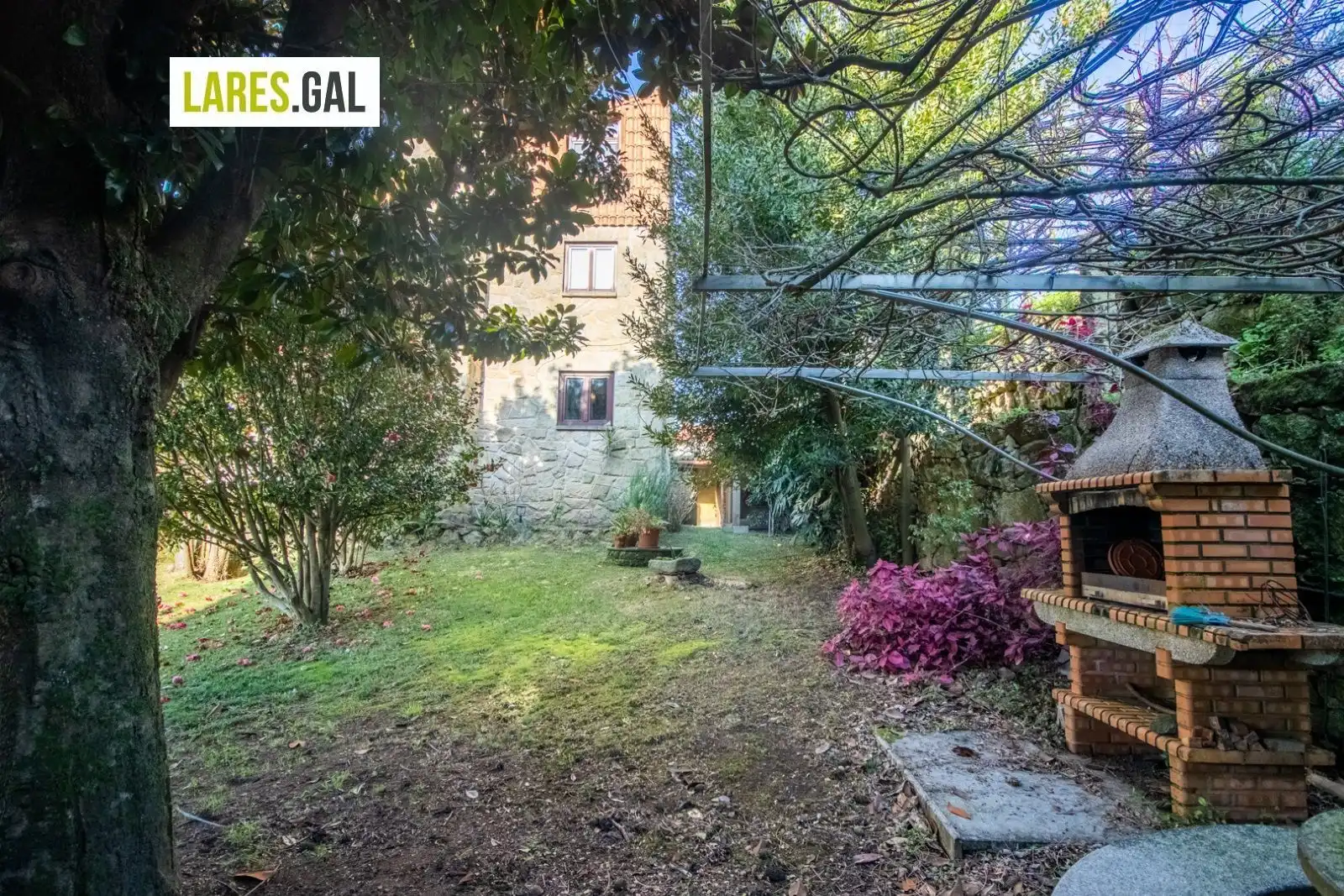Jardí de Casa o xalet de lloguer en Moaña amb Calefacció, Terrassa i Moblat