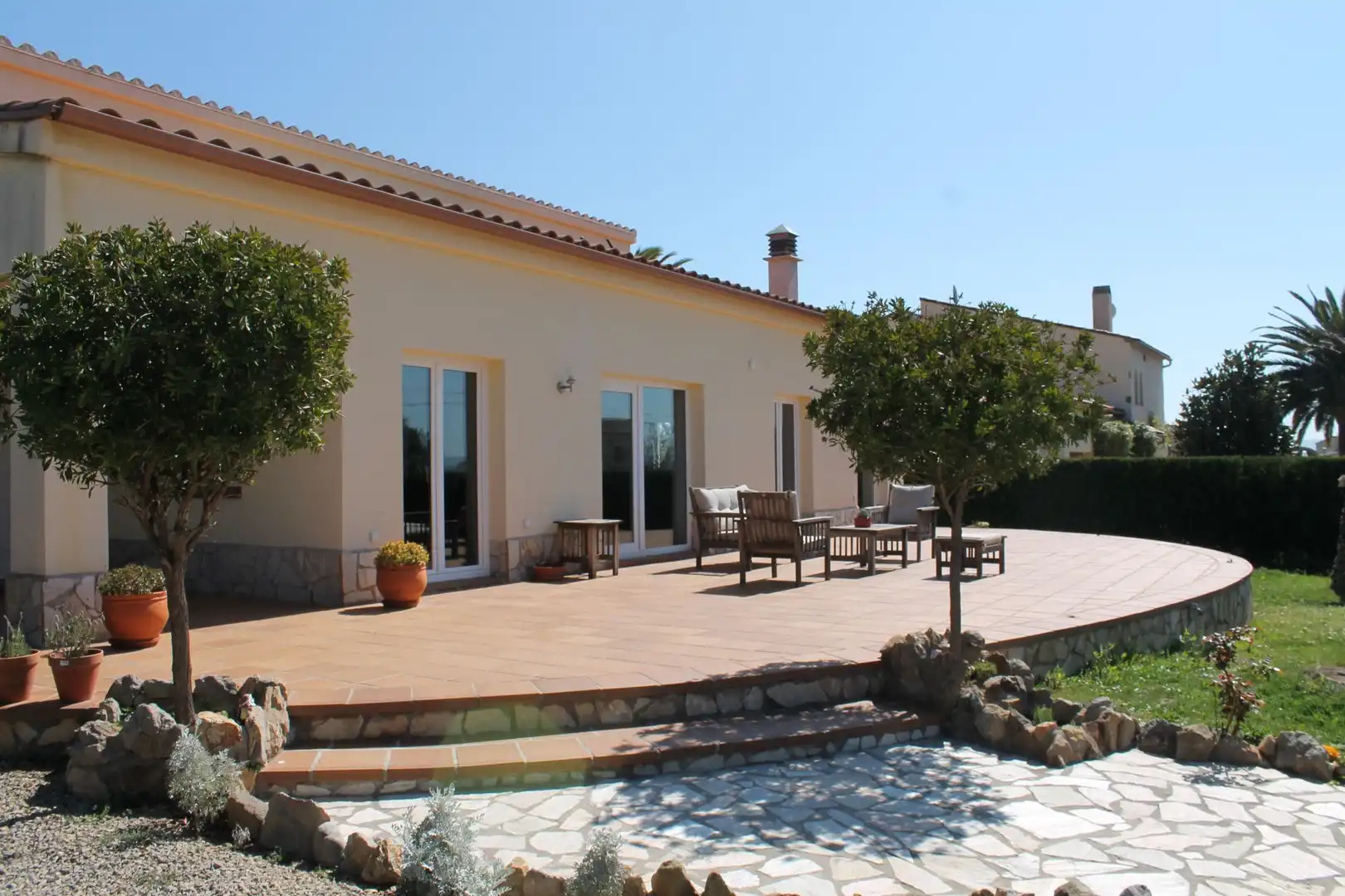 Terraza de Casa o chalet en venta en L'Estartit con Aire acondicionado, Calefacción y Jardín privado