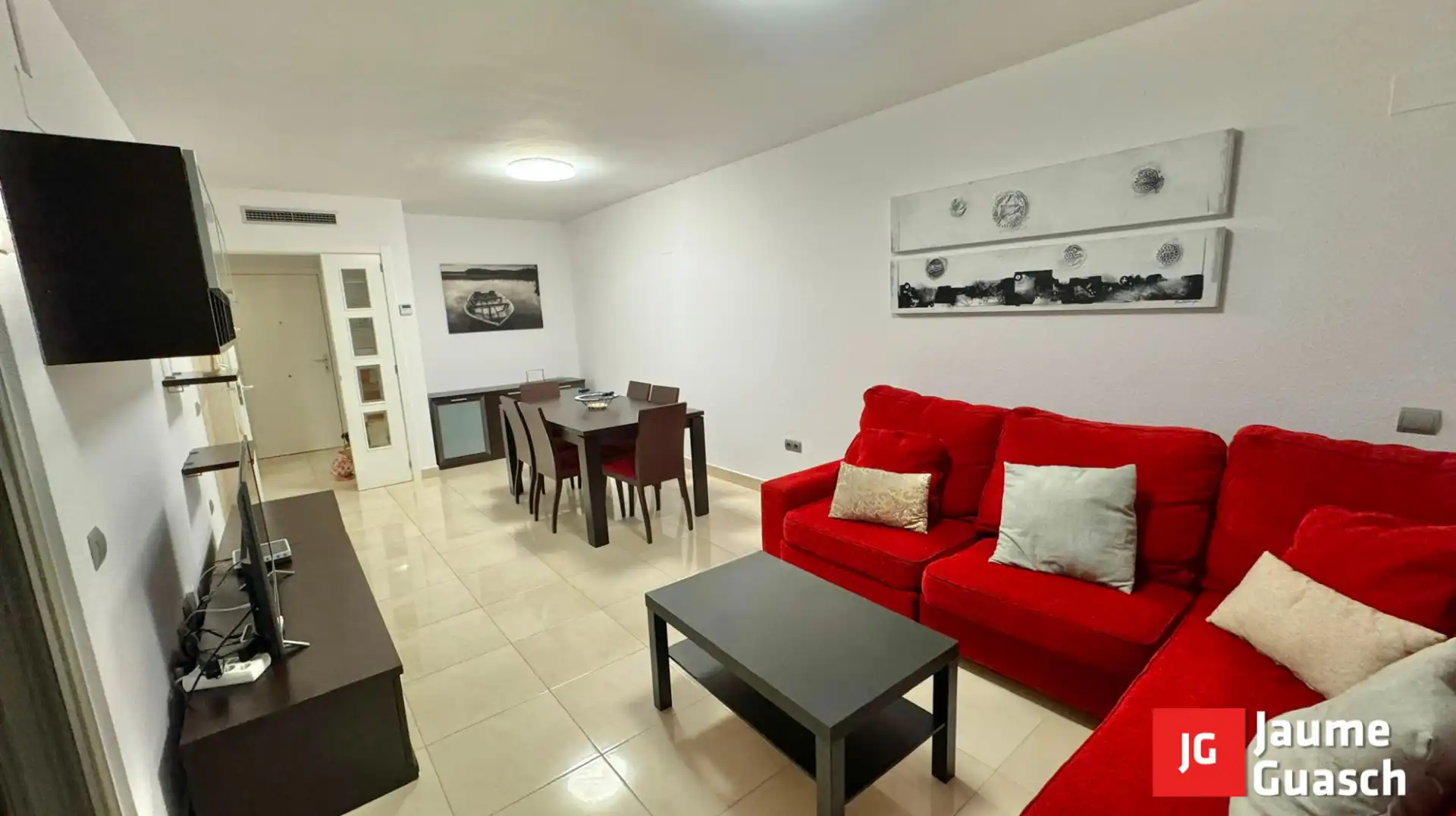 Sala d'estar de Pis en venda en Torredembarra amb Aire condicionat, Calefacció i Terrassa