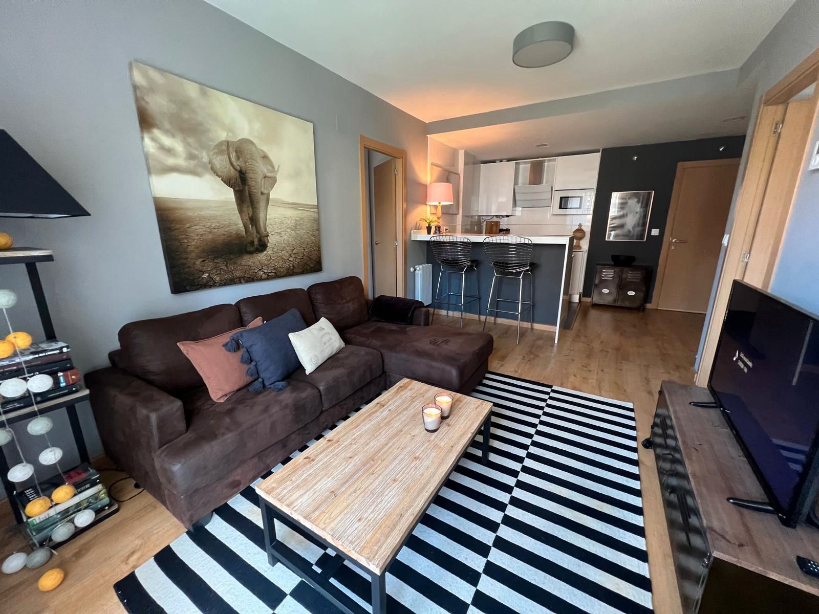 Sala d'estar de Pis en venda en Voto amb Calefacció, Jardí privat i Terrassa