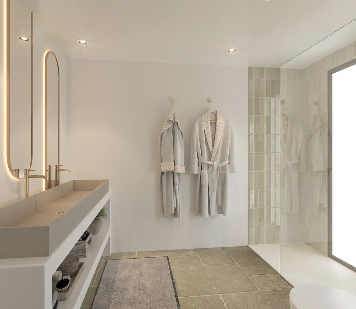 Baño de Casa o chalet en venta en Jávea / Xàbia con Aire acondicionado y Jardín privado
