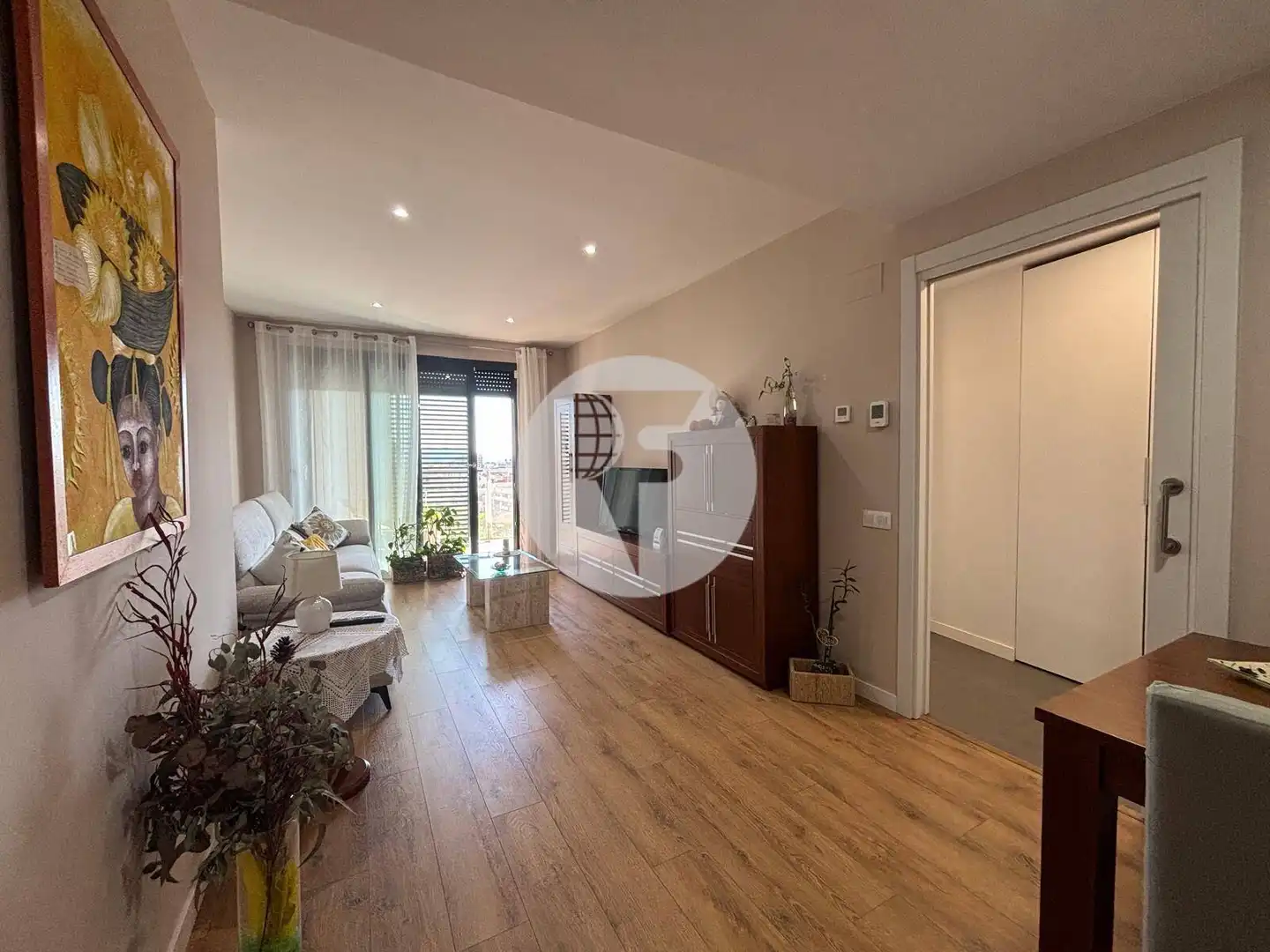 Living room of Flat for sale in Granollers  with Air Conditioner, Heating and Terrace