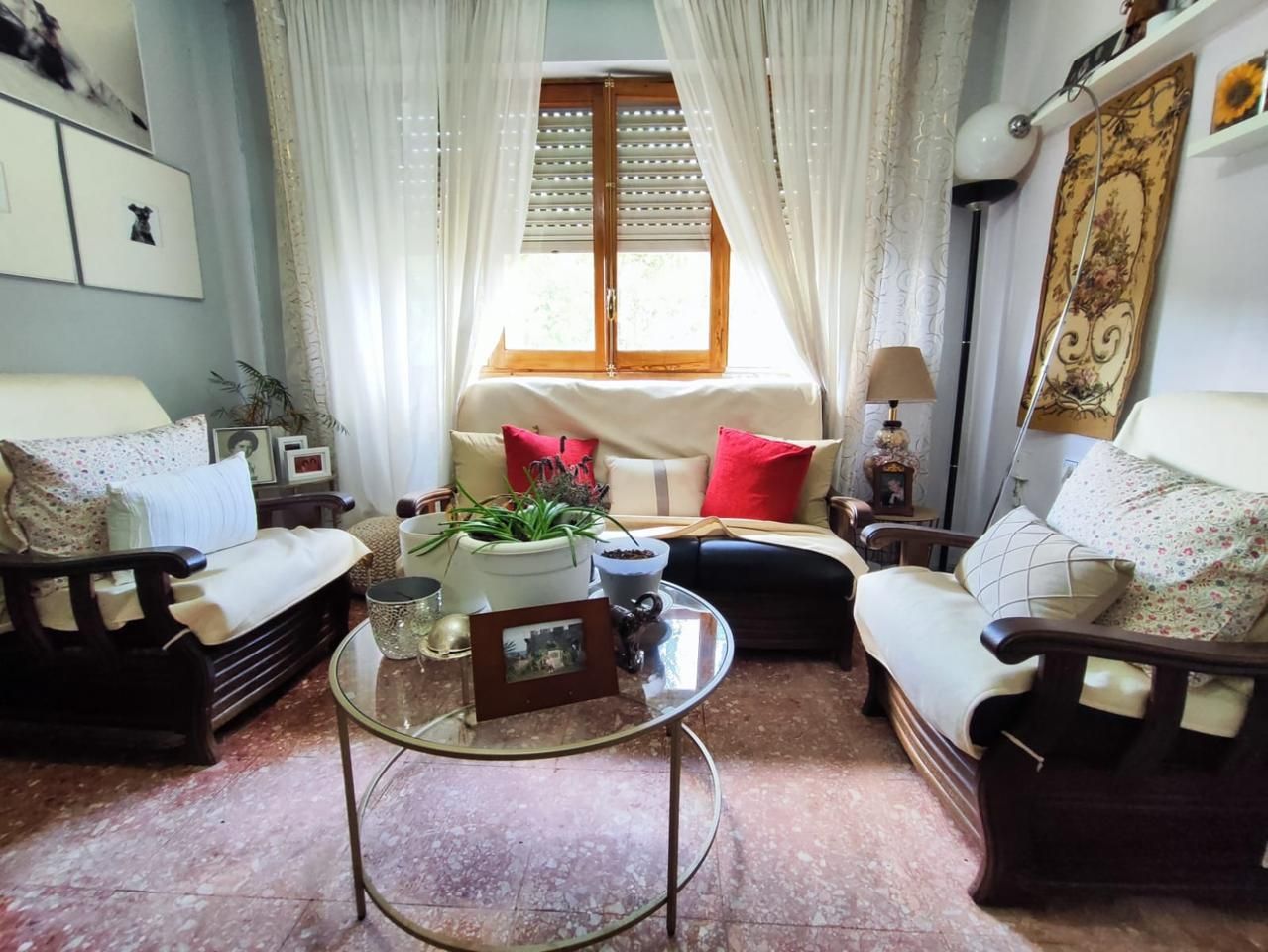 Living room of Flat for sale in  Albacete Capital  with Heating, Terrace and Balcony