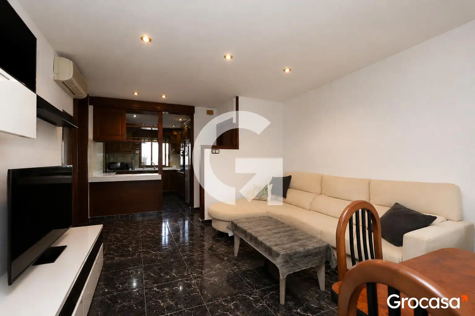 Wohnzimmer von Wohnung zum Verkauf in Sant Boi de Llobregat mit Klimaanlage