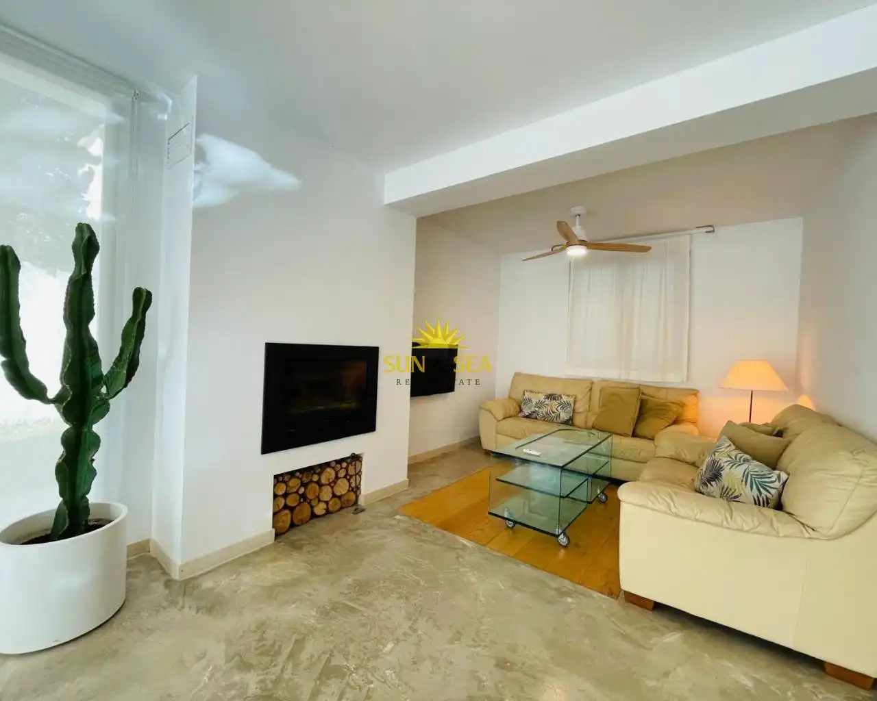 Living room of Houses for rent in Alicante / Alacant  with Air Conditioner, Heating and Terrace