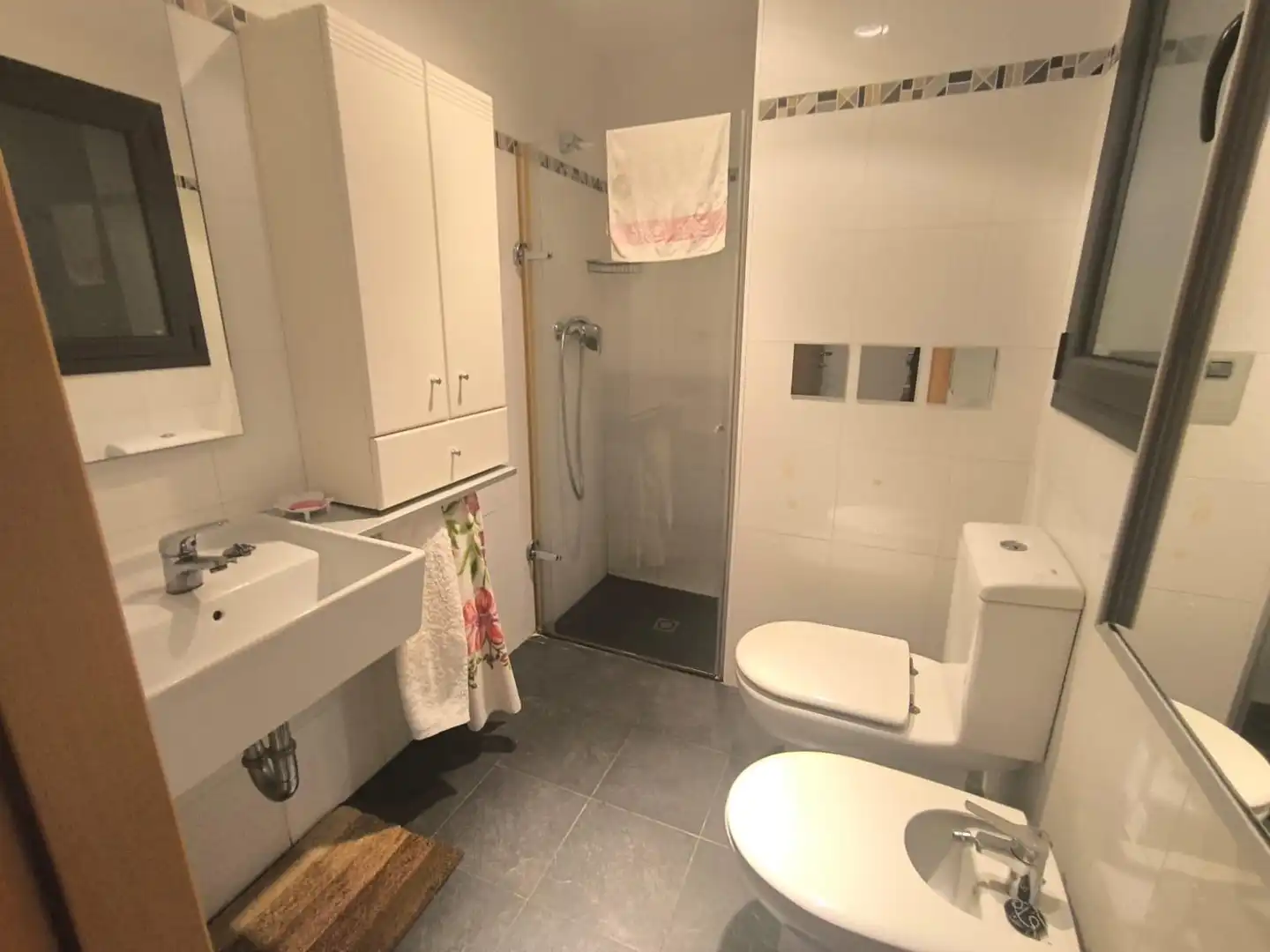 Badezimmer von Wohnung zum Verkauf in Manresa mit Heizung, Terrasse und Balkon