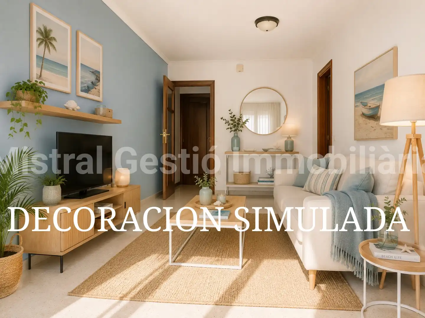 Wohnzimmer von Wohnung zum Verkauf in Calafell mit Klimaanlage, Terrasse und Gemeinschaftspool