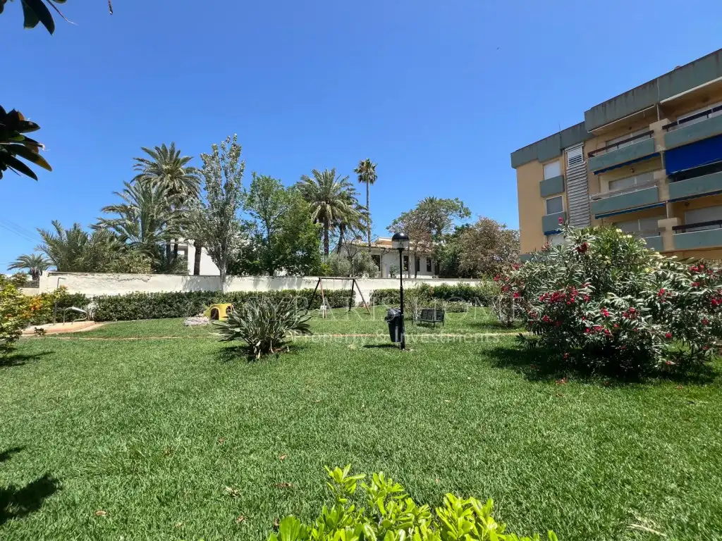Garten von Wohnung zum Verkauf in Dénia mit Klimaanlage, Privatgarten und Terrasse