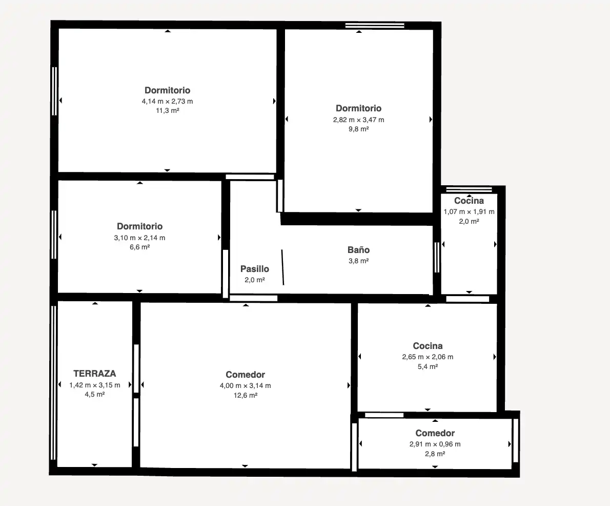 Piso en venta en Leganés con Calefacción y Terraza