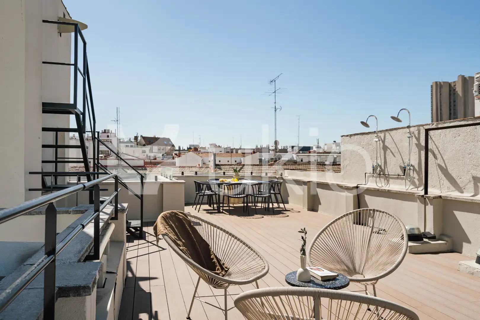 Terrasse von Wohnungen zur Miete in Madrid mit Klimaanlage, Heizung und Terrasse