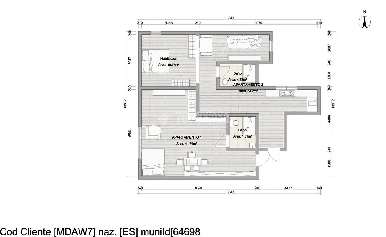 Piso en venta en Madrid con Aire acondicionado, Calefacción y Piscina comunitaria