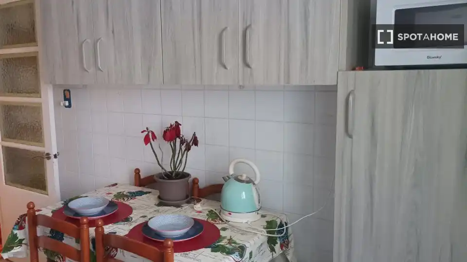 Kitchen of Flat for share in Bilbao   with Air Conditioner, Heating and Terrace