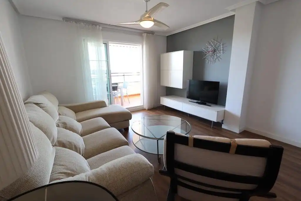 Sala d'estar de Àtic en venda en Pilar de la Horadada amb Jardí privat, Terrassa i Balcó