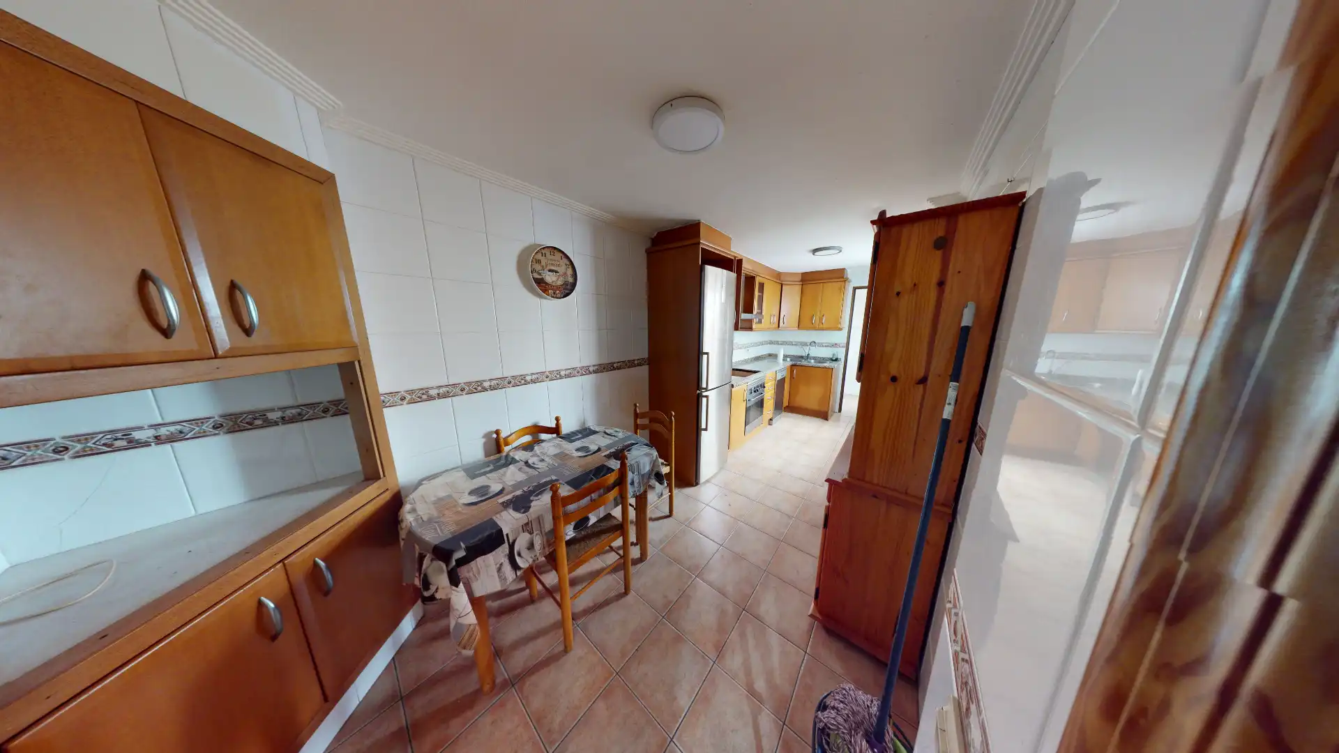 Cocina de Casa o chalet en venta en Alicante / Alacant con Aire acondicionado, Parquet y Terraza