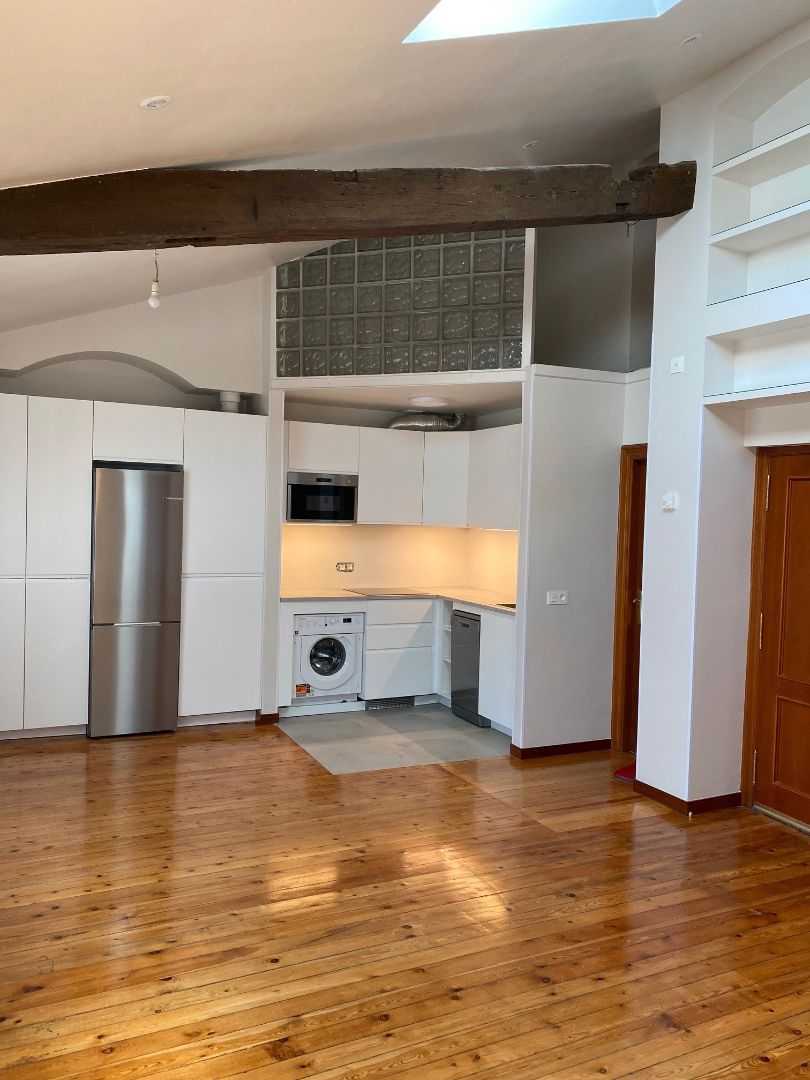 Kitchen of Apartment to rent in  Pamplona / Iruña  with Heating, Parquet flooring and Furnished