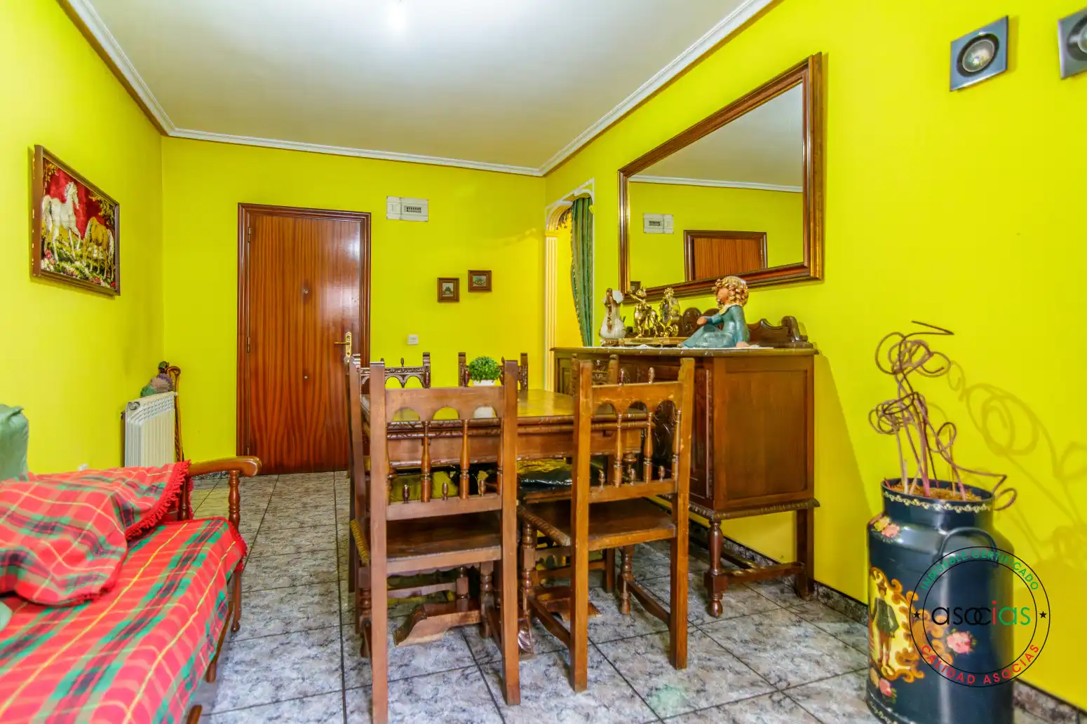 Dining room of Attic for sale in Langreo  with Heating and Furnished